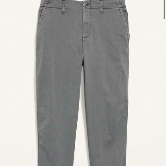 NWT OLD NAVY High-Waisted OGC Chino Pant Color: Panther SIZE MEDIUM - Picture 4 of 7